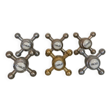 Hot/cold faucet head set