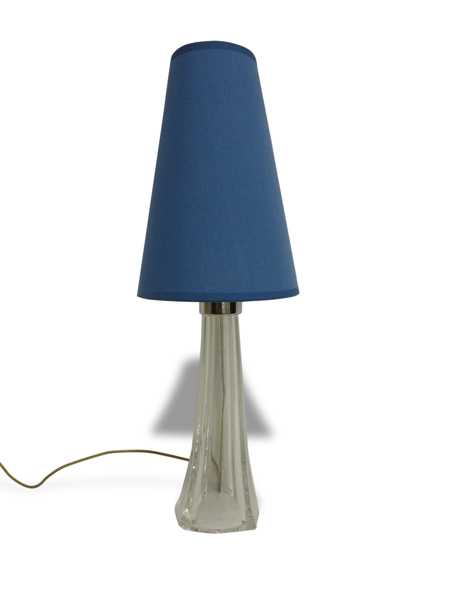 Lampe en verre vintage