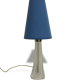 Lampe en verre vintage