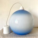 Vintage opaline globe suspension