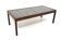 Mahogany and ceramic coffee table, Sweden, 1970