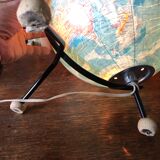 Luminous glass globe signed Taride dated 1974