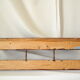 Vintage dark wood wall coat rack