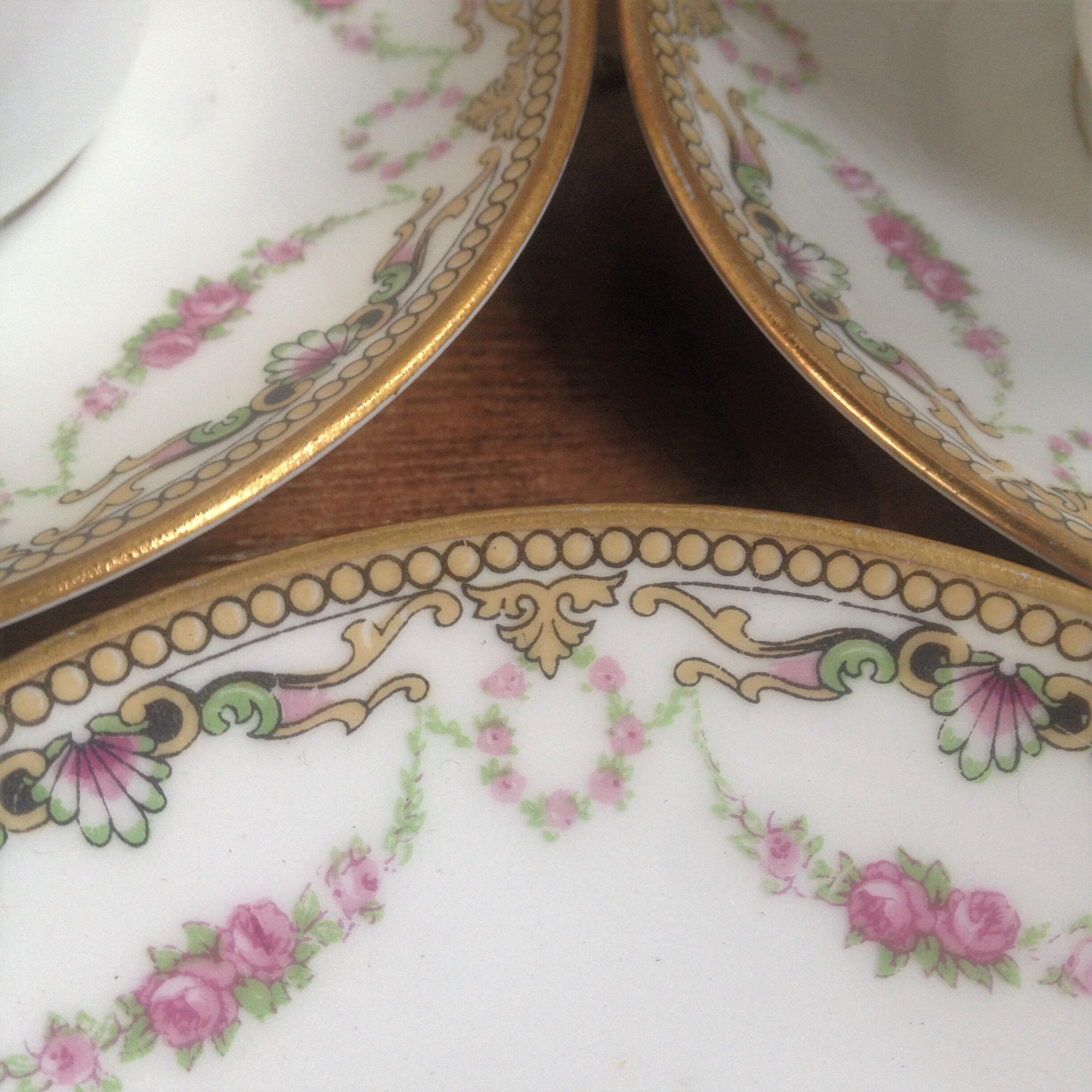 Limoges porcelain coffee cups x6