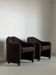 Set of Two Vintage P142 lounge chairs by Eugenio Gerli for Tecno