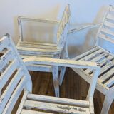 Ensemble de 4 chaises en bois