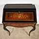 Blackened pearwood and amboyna sloping desk, Napoleon III period, mid-19th century