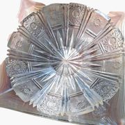 Crystal fruit bowl from the early 20th century – 27 cm in diameter