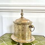 Engraved candy box sugar bowl