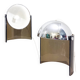 Mid-Century Modern Pair of Chrome and Plexiglass, 1970s