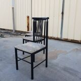 Série de 4 chaises design 1980