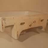 Lavabo vintage années 60 en grès émaillé