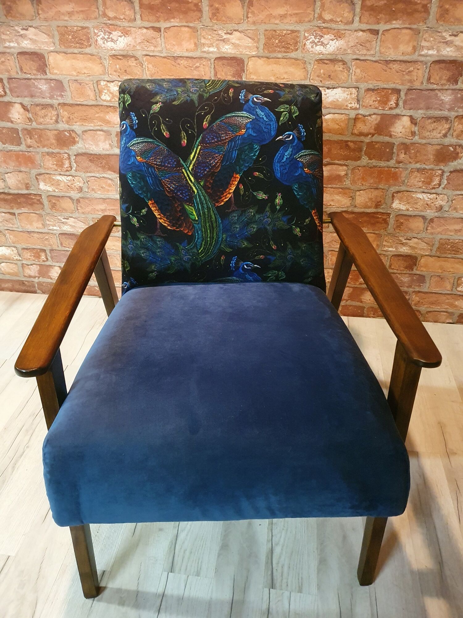 Renovated Śnieżka Starachoice armchair, 1970s, Poland
