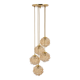 Grand cascading bubble glass chandelier Limburg, Germany, 1970s.