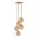 Grand cascading bubble glass chandelier Limburg, Germany, 1970s.