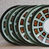 Set of 6 Boch Belgium dessert plates