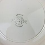 6 Longwy iron earth soup plates