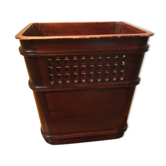 English-style mahogany desktop recycle bin