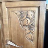 Buffet art déco en chêne massif