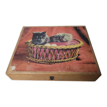 Old wooden cubes