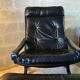 Scandinavian leather armchair