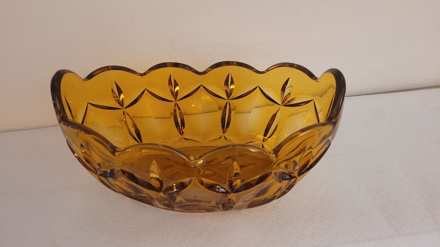 Empty pocket amber glass 60's