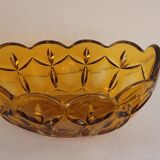 Empty pocket amber glass 60's