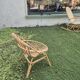 Small rattan armchair from the 60s