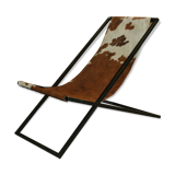 Armchair cowhide
