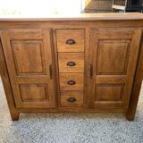 Solid oak bahut sideboard
