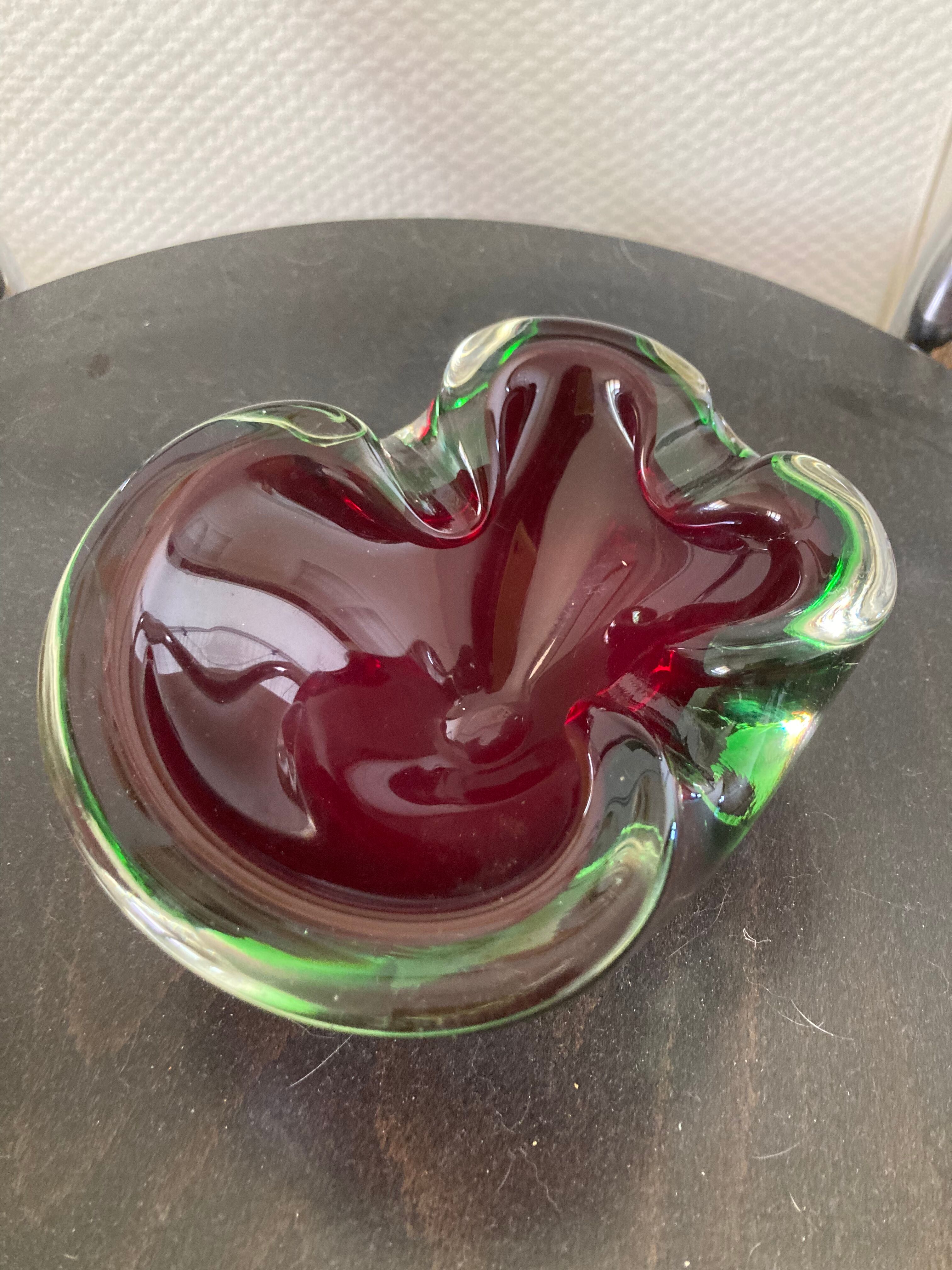 Murano glass ashtray