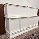 Original Globe Wernicke English Low Bookcase White