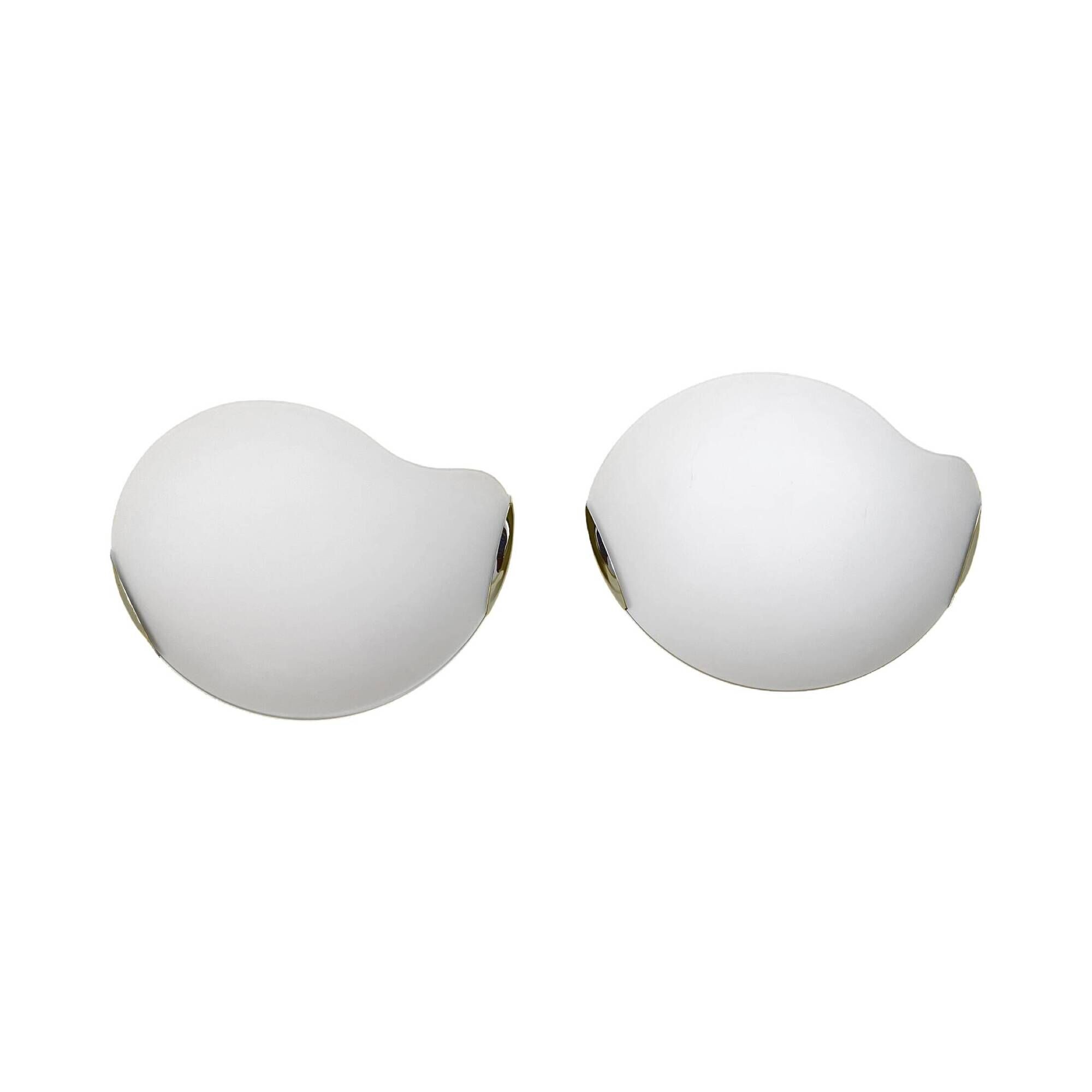 A pair of modernist wall lamps, Fabas Luce, Italy, 1980s.
