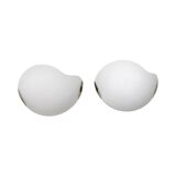 A pair of modernist wall lamps, Fabas Luce, Italy, 1980s.