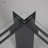 Table basse carrée design hollandais des années 1980