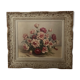 Huile sur toile - nature morte au bouquet de roses
