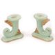 Pair of art deco candlesticks
