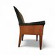 Paramount chair by Philippe Starck / black leather for Driade / 1989
