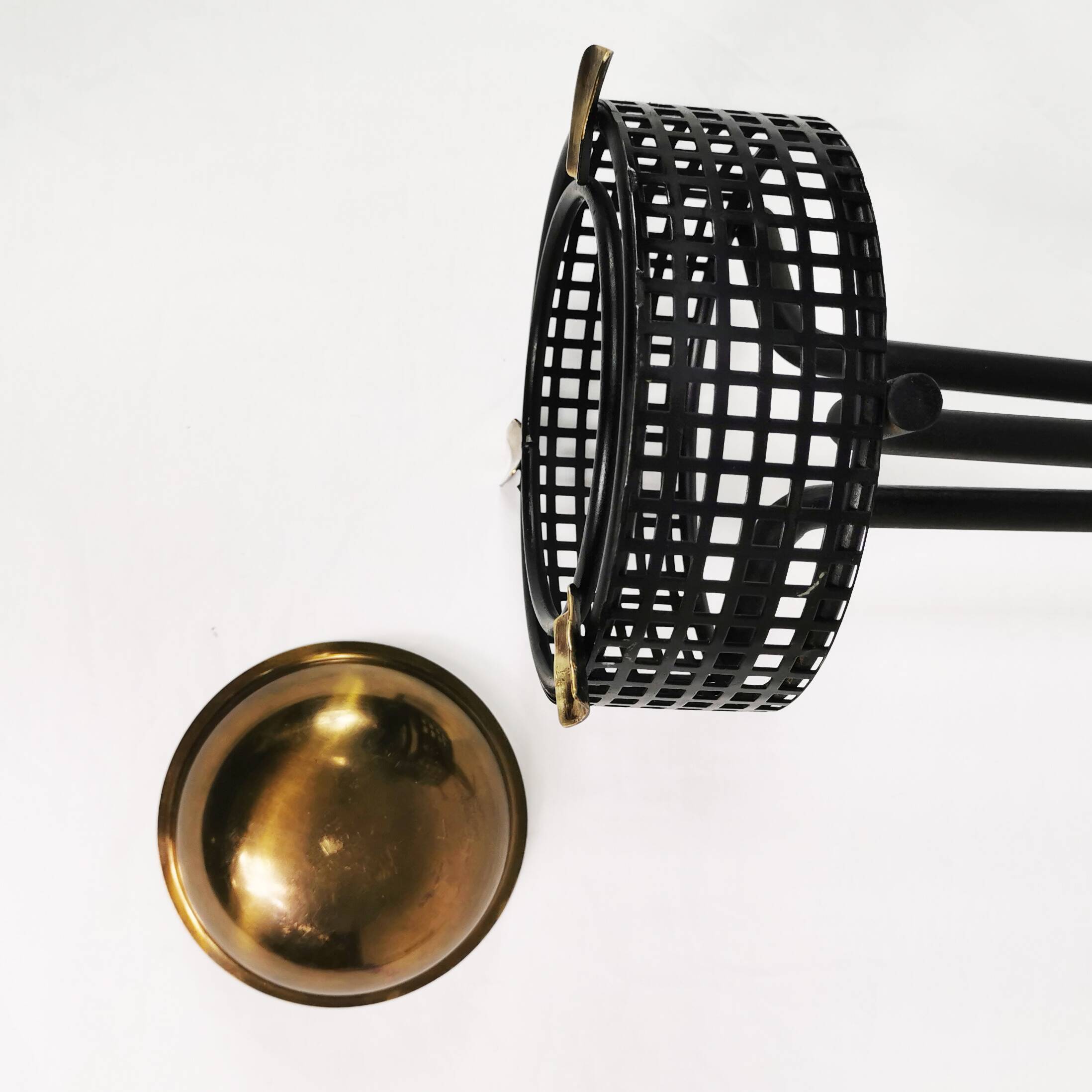 Modernist openwork floor ashtray, Germany, 1970s