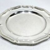 Christofle - Silver-plated metal rimmed plate