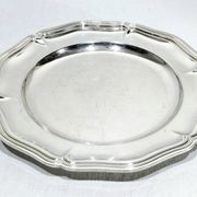 Christofle - Plat contours en métal argenté