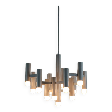 Midcentury design pendant lighting by Gaetano Sciolari
