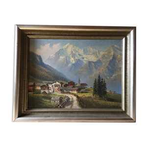 huile sur toile signée