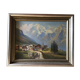 Huile sur toile signée e.janin
