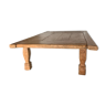 Table basse en bois plein