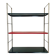 Adjustable wall shelf Mid-Century Modern in brass and metal