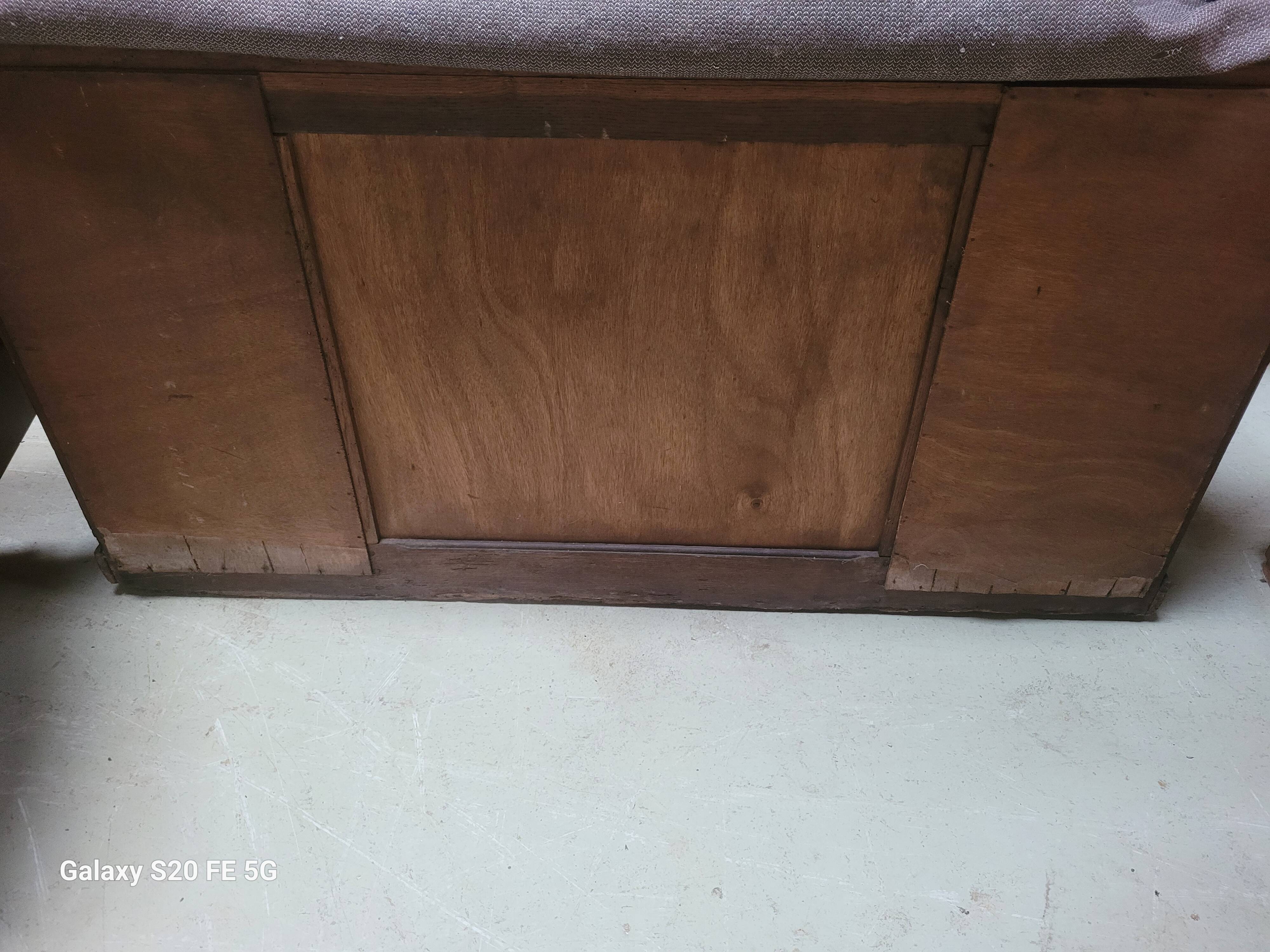 Art Deco Oak Pedestal Desk – 1940