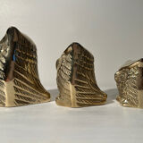 3 owls golden brass owl