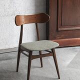 Set of 10 dining chairs 'Kastrup' by Louis van Teeffelen, Dutch design, 1960s