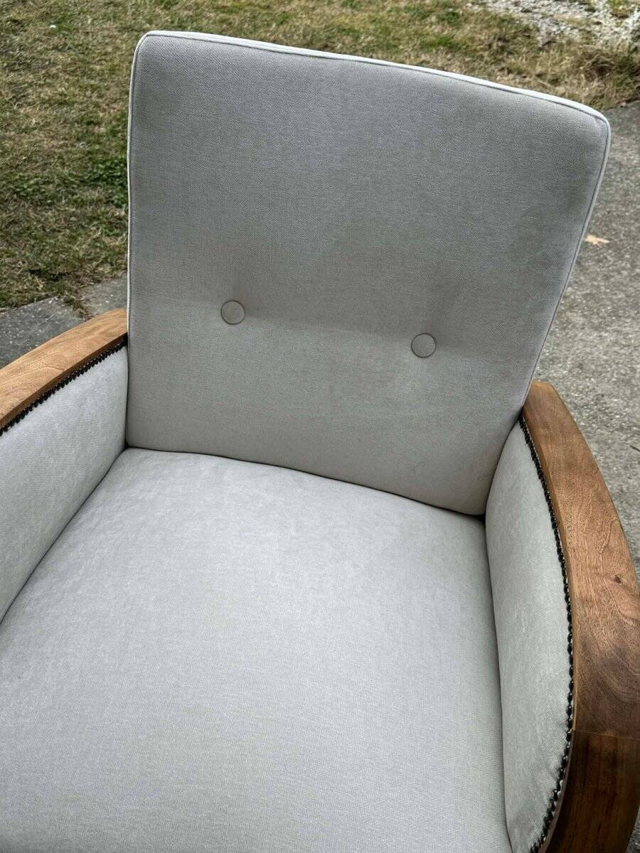 Vintage Art Deco Hungarian Armchair, 1930s